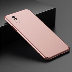 Funda Dura Plastico Rigida Carcasa Mate P01 para Xiaomi Redmi 9A Oro Rosa