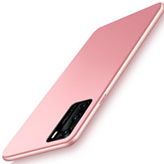 Funda Dura Plastico Rigida Carcasa Mate P02 para Huawei P40 Oro Rosa