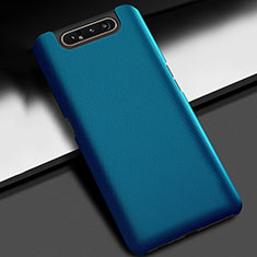 Funda Dura Plastico Rigida Carcasa Mate P02 para Samsung Galaxy A80 Azul