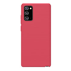 Funda Dura Plastico Rigida Carcasa Mate P02 para Samsung Galaxy Note 20 5G Rojo