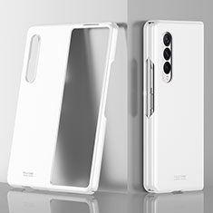 Funda Dura Plastico Rigida Carcasa Mate P02 para Samsung Galaxy Z Fold3 5G Blanco