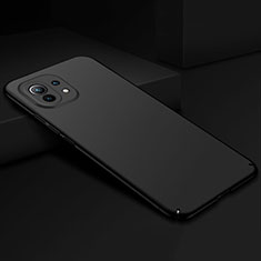 Funda Dura Plastico Rigida Carcasa Mate P02 para Xiaomi Mi 11 5G Negro