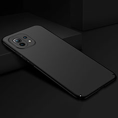 Funda Dura Plastico Rigida Carcasa Mate P02 para Xiaomi Mi 11 Lite 5G Negro