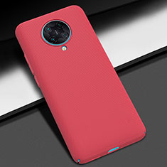Funda Dura Plastico Rigida Carcasa Mate P02 para Xiaomi Poco F2 Pro Rojo