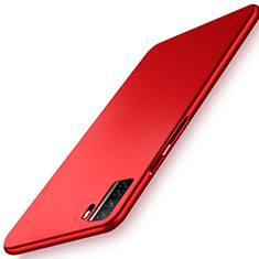 Funda Dura Plastico Rigida Carcasa Mate P03 para Huawei P40 Lite 5G Rojo