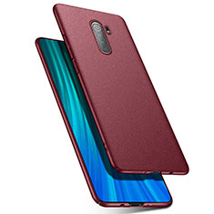 Funda Dura Plastico Rigida Carcasa Mate P03 para Xiaomi Redmi Note 8 Pro Rojo Rosa