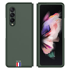 Funda Dura Plastico Rigida Carcasa Mate P04 para Samsung Galaxy Z Fold3 5G Verde