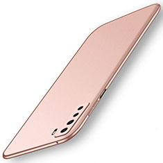 Funda Dura Plastico Rigida Carcasa Mate P06 para Huawei P40 Lite 5G Oro Rosa