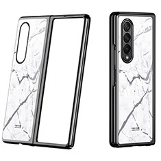 Funda Dura Plastico Rigida Carcasa Mate P08 para Samsung Galaxy Z Fold3 5G Gris