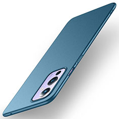 Funda Dura Plastico Rigida Carcasa Mate para OnePlus 9 5G Azul
