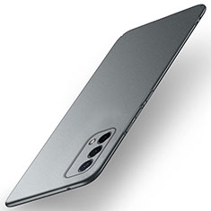 Funda Dura Plastico Rigida Carcasa Mate para OnePlus Nord N200 5G Gris Oscuro