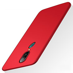 Funda Dura Plastico Rigida Carcasa Mate para Oppo A9 Rojo