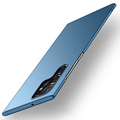 Funda Dura Plastico Rigida Carcasa Mate para Samsung Galaxy S21 Ultra 5G Azul