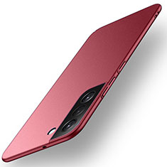 Funda Dura Plastico Rigida Carcasa Mate para Samsung Galaxy S22 5G Rojo