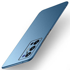 Funda Dura Plastico Rigida Carcasa Mate para Vivo X70 Pro+ Plus 5G Azul