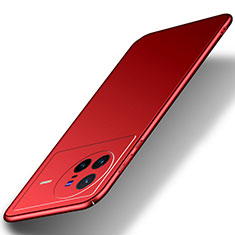 Funda Dura Plastico Rigida Carcasa Mate para Vivo X80 5G Rojo