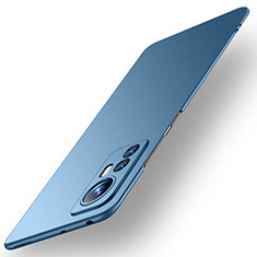Funda Dura Plastico Rigida Carcasa Mate para Xiaomi Mi 12 5G Azul