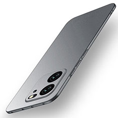 Funda Dura Plastico Rigida Carcasa Mate para Xiaomi Mi 13T 5G Gris