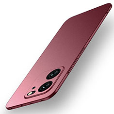 Funda Dura Plastico Rigida Carcasa Mate para Xiaomi Mi 13T 5G Rojo