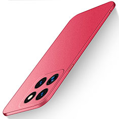 Funda Dura Plastico Rigida Carcasa Mate para Xiaomi Mi 14 5G Rojo