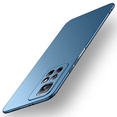 Funda Dura Plastico Rigida Carcasa Mate para Xiaomi Redmi Note 11T 5G Azul