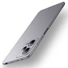 Funda Dura Plastico Rigida Carcasa Mate para Xiaomi Redmi Note 12 Pro 5G Gris