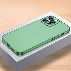 Funda Dura Plastico Rigida Carcasa Mate QC1 para Apple iPhone 13 Pro Max Verde