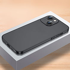 Funda Dura Plastico Rigida Carcasa Mate QC1 para Apple iPhone 14 Plus Negro