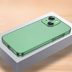 Funda Dura Plastico Rigida Carcasa Mate QC1 para Apple iPhone 15 Plus Verde