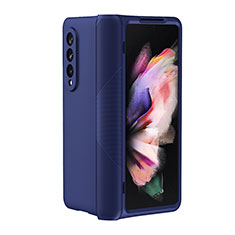 Funda Dura Plastico Rigida Carcasa Mate R01 para Samsung Galaxy Z Fold3 5G Azul