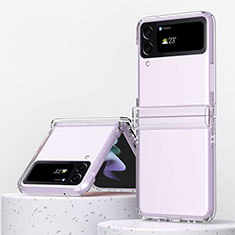 Funda Dura Plastico Rigida Carcasa Mate R04 para Samsung Galaxy Z Flip4 5G Claro