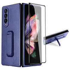 Funda Dura Plastico Rigida Carcasa Mate R06 para Samsung Galaxy Z Fold3 5G Azul