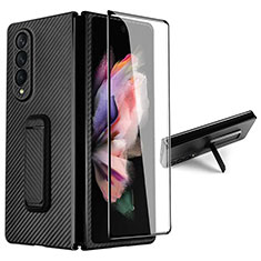 Funda Dura Plastico Rigida Carcasa Mate R06 para Samsung Galaxy Z Fold4 5G Negro