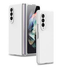 Funda Dura Plastico Rigida Carcasa Mate R09 para Samsung Galaxy Z Fold3 5G Blanco