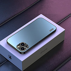 Funda Dura Plastico Rigida Carcasa Mate TB2 para Apple iPhone 15 Azul Claro