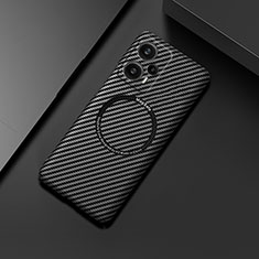 Funda Dura Plastico Rigida Carcasa Mate Twill con Mag-Safe Magnetic para Xiaomi Poco F5 5G Negro