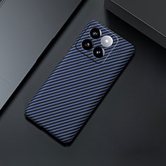 Funda Dura Plastico Rigida Carcasa Mate Twill para Xiaomi Mi 14 5G Azul