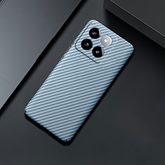 Funda Dura Plastico Rigida Carcasa Mate Twill para Xiaomi Mi 14 5G Azul Cielo