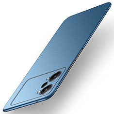 Funda Dura Plastico Rigida Carcasa Mate YK1 para Oppo K10 Pro 5G Azul