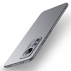 Funda Dura Plastico Rigida Carcasa Mate YK1 para Xiaomi Mi 12T Pro 5G Gris