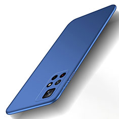 Funda Dura Plastico Rigida Carcasa Mate YK2 para Xiaomi Poco M4 Pro 5G Azul