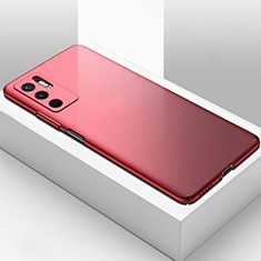 Funda Dura Plastico Rigida Carcasa Mate YK2 para Xiaomi Redmi Note 10T 5G Rojo