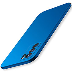 Funda Dura Plastico Rigida Carcasa Mate YK3 para Oppo Reno6 5G Azul