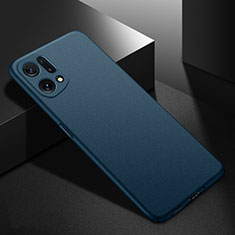 Funda Dura Plastico Rigida Carcasa Mate YK4 para Oppo Find X5 5G Azul