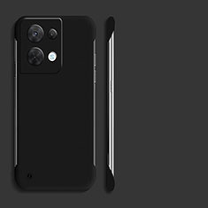 Funda Dura Plastico Rigida Carcasa Mate YK4 para Oppo Reno8 5G Negro