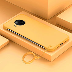 Funda Dura Plastico Rigida Carcasa Mate YK4 para Xiaomi Mi 10i 5G Amarillo