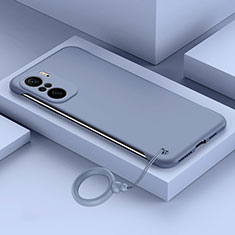 Funda Dura Plastico Rigida Carcasa Mate YK4 para Xiaomi Mi 11i 5G Gris Lavanda