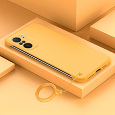 Funda Dura Plastico Rigida Carcasa Mate YK4 para Xiaomi Poco F3 5G Amarillo