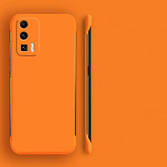 Funda Dura Plastico Rigida Carcasa Mate YK4 para Xiaomi Poco F5 Pro 5G Naranja