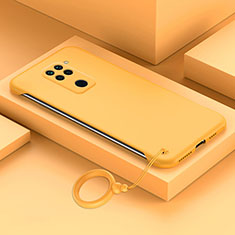 Funda Dura Plastico Rigida Carcasa Mate YK4 para Xiaomi Redmi Note 9 Amarillo